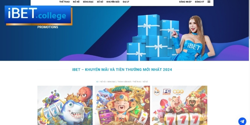 Đăng nhập iBet nhận ngay ưu đãi và khuyến mãi siêu khủng