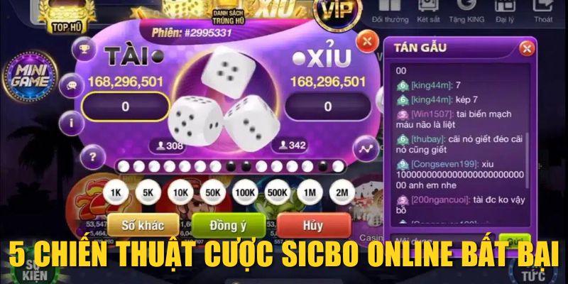 5 chiến thuật cược Sicbo online bất bại