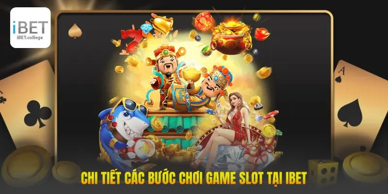 Chi tiết các bước chơi game slot tại IBET