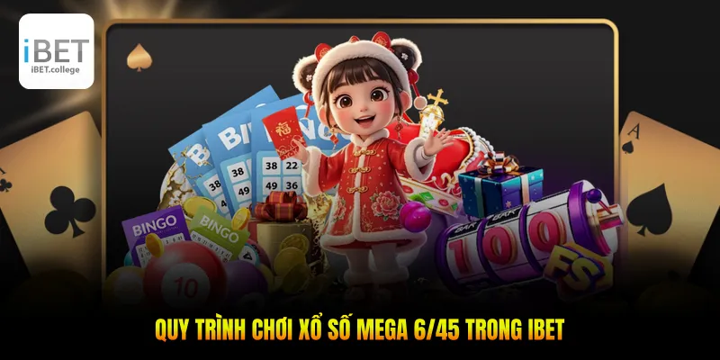 Quy trình chơi xổ số Mega 6/45 trong IBET