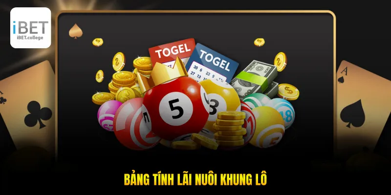 Bảng tính lãi nuôi khung lô