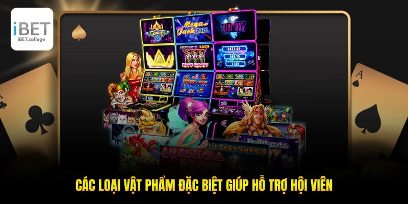 Các loại vật phẩm đặc biệt giúp hỗ trợ hội viên