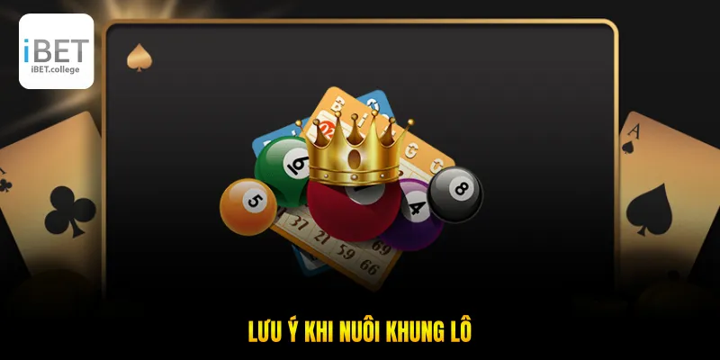 Lưu ý khi nuôi khung lô