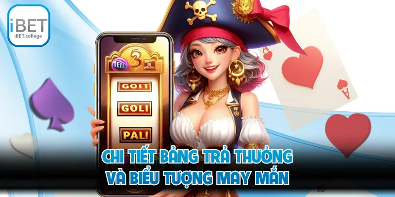 Chi tiết bảng trả thưởng và biểu tượng may mắn
